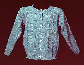 Harrisville Designs Gansey Cardigan Knit Pattern (P417)